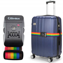 19V69 Italia Bagage Strap med en indbygget TSA-kombinationsl?s (Rainbow)