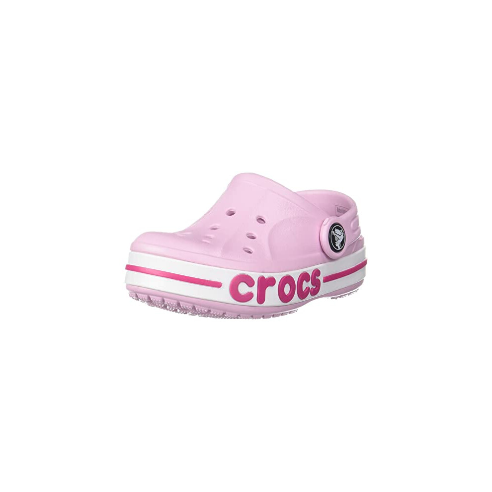 Crocs Kids' Bayaband Clog  Ballerina Pink/Candy Pink  8 US Unisex Todd