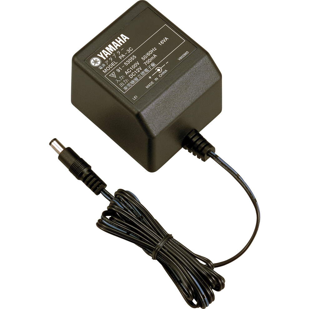 Genuine Yamaha AC Adapter Power Supply DC12V 700mA 12.5W Model: PA-3C