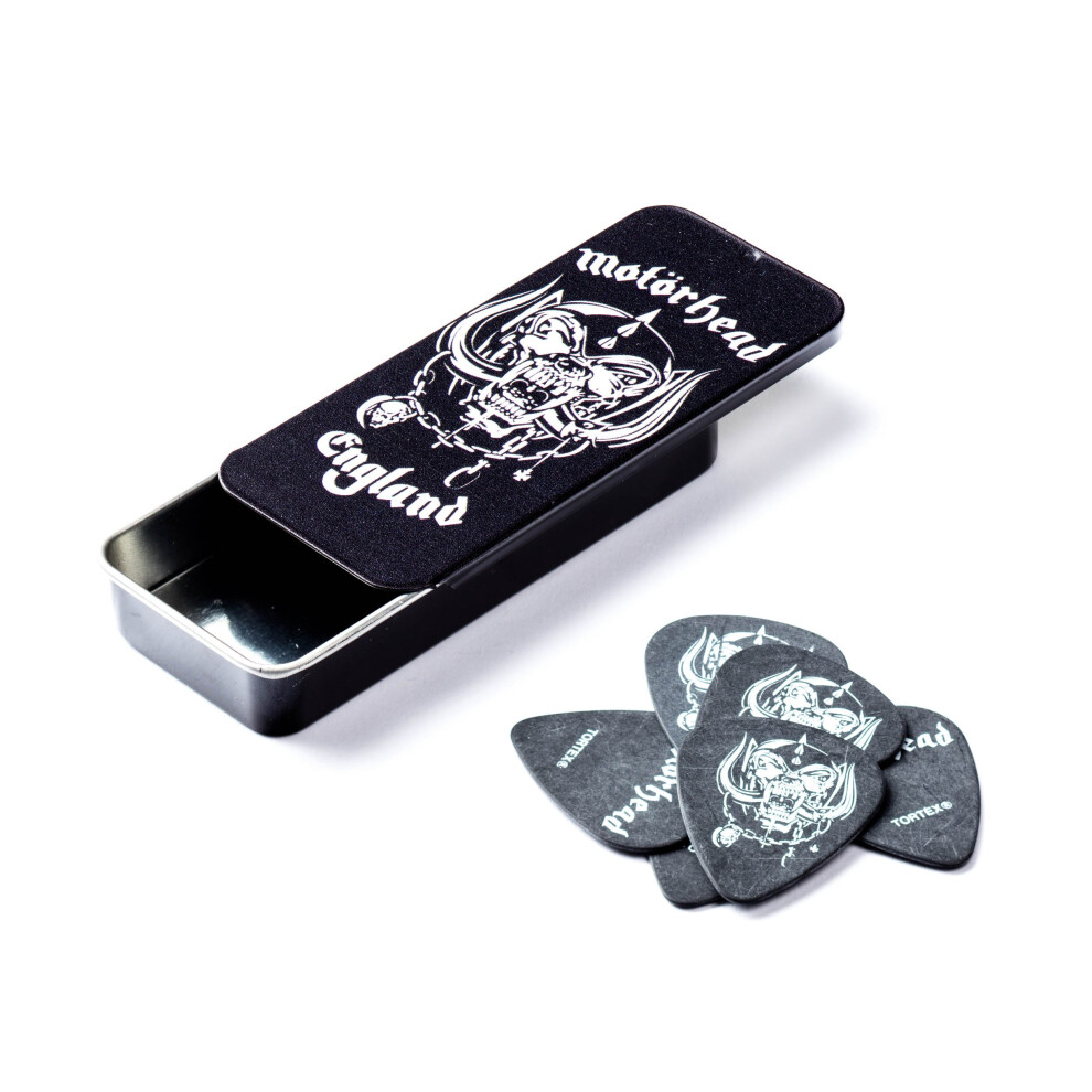 JIM DUNLOP MHPT01 Motorhead Warpig Pick Tin  Assorted  .88mm  6 Picks/