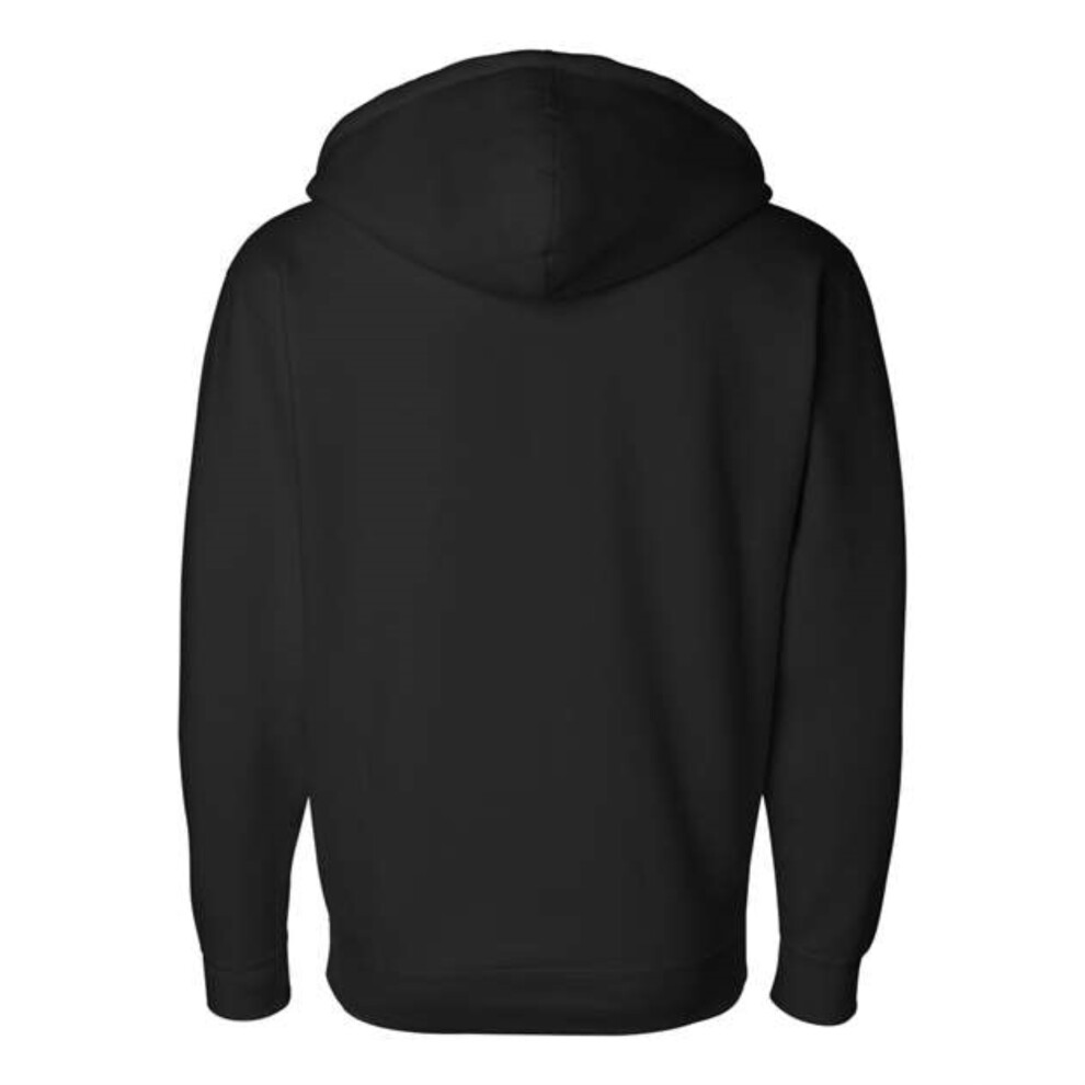 Sweat-shirt     capuche    pais enti   rement zipp    Independent Trading Co. - Noir