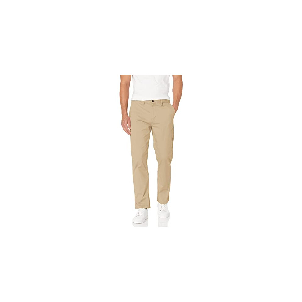 Tommy Hilfiger Men's Stretch Chino Pants in Custom Fit  Mallet  32W x