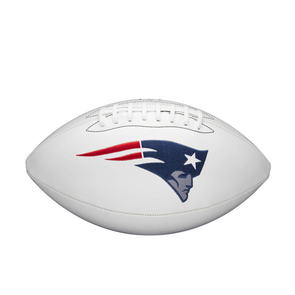 WILSON NFL Live Team Autograph Football-New England  New England Patri