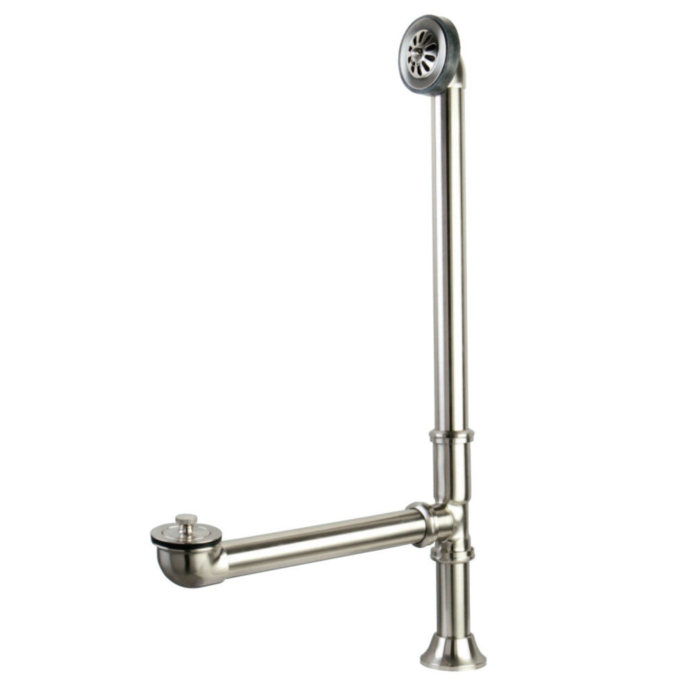 Kingston Brass Cc2088 Clawfoot Tub Waste & Overflow Drain Brushed Nic 663370036620