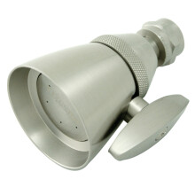 Kingston Brass K132A8 2-1/4"""" O.D. Adjustable Shower Head Brushed Nic
