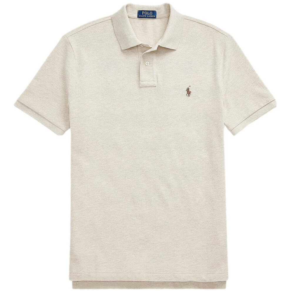 Ralph Lauren Men's Classic Fit Mesh Pony Logo Polo Shirt (XL  ExpDuneH