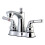 Kingston Brass FB7611NML 4 in. Centreset Baie Robinet Cromul lustruit 1