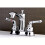 Kingston Brass FB7611NML 4 in. Centreset Baie Robinet Cromul lustruit 2