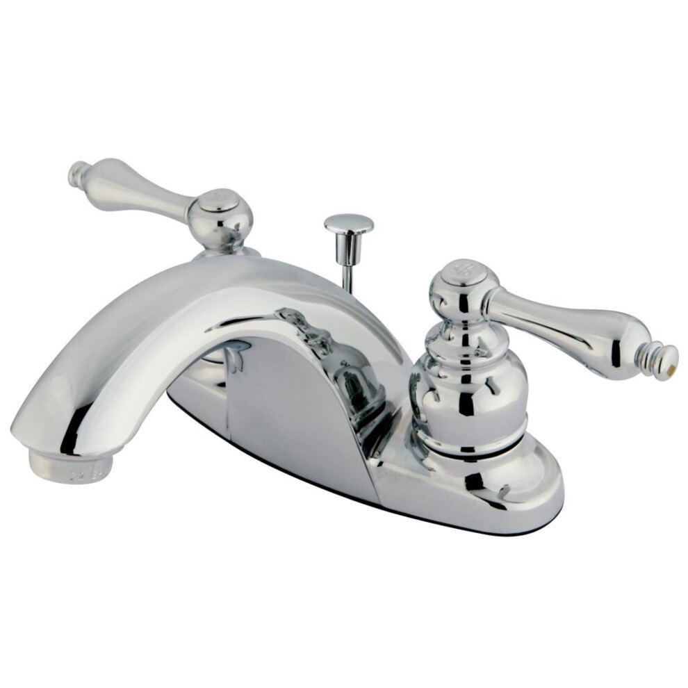Robinet De Salle De Bain Central Kingston Brass GKB7641AL De 4 Po, Chrome Poli-image