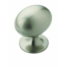 Allison Value 1-3/8 tum (35 mm) Satin Nickel Skåpknopp - 10 Pack