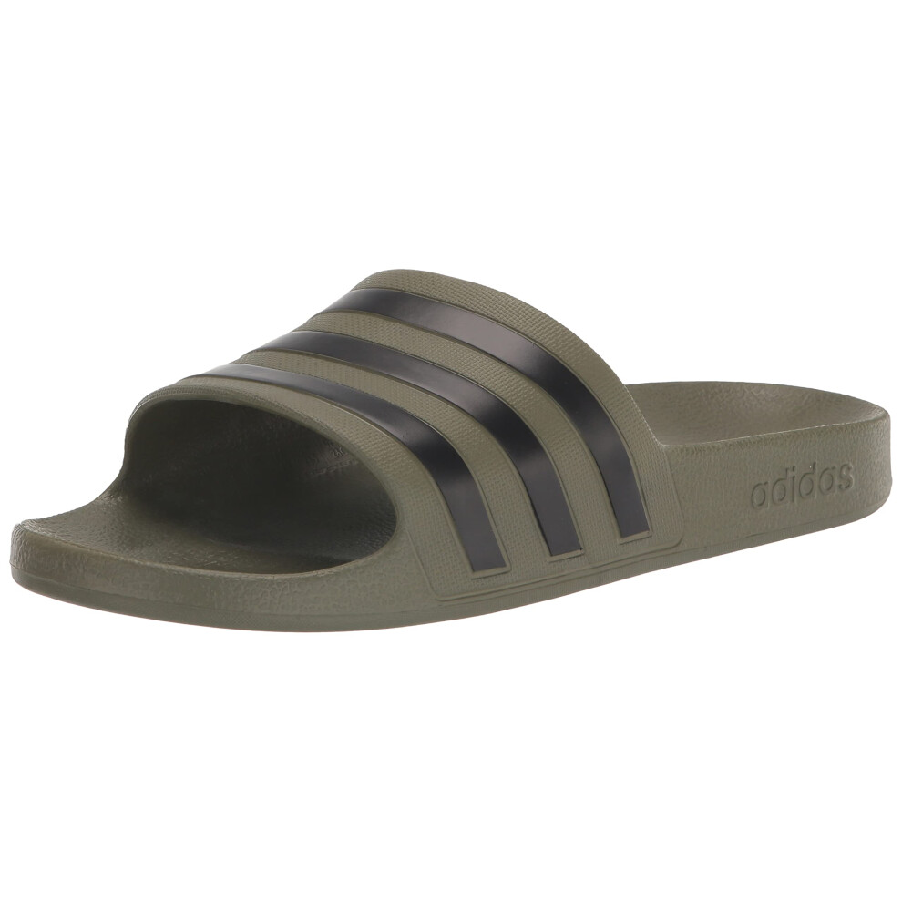 adidas Adilette Aqua Olive StrataBlackOlive Strata Mens 4  Womens 5 Me