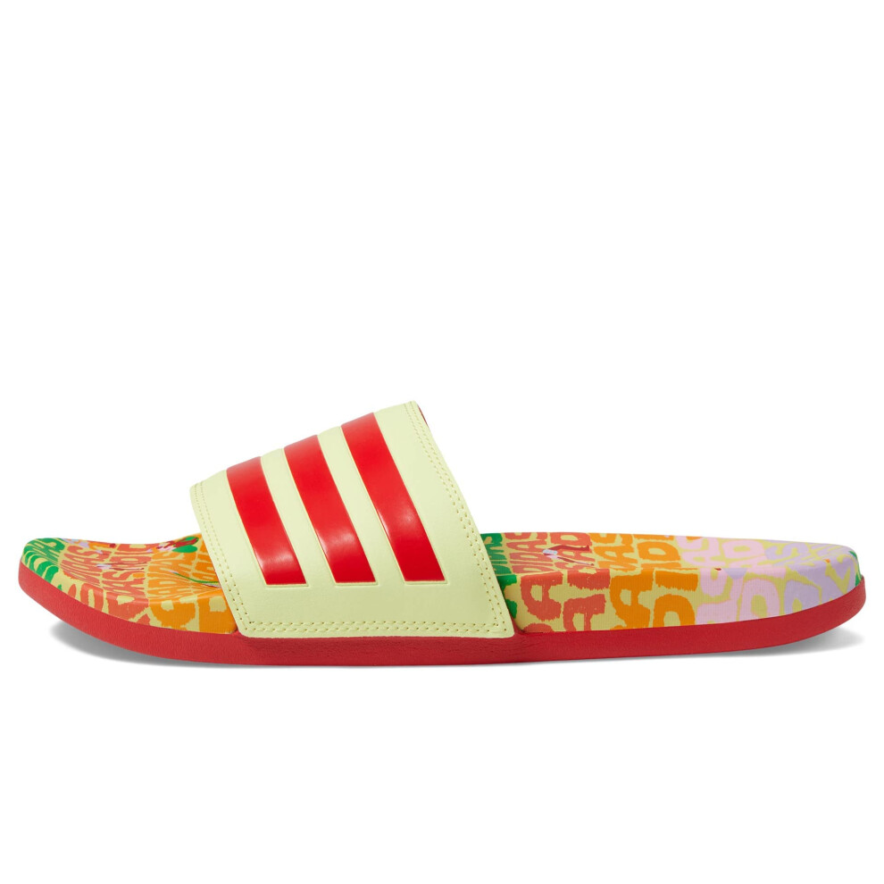 adidas Adilette comfort Sandals Pearl citrineLush RedPearl citrine 9 B