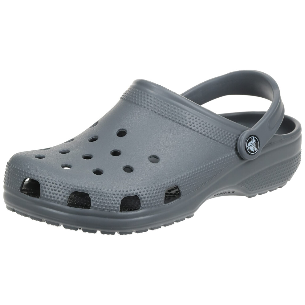 Crocs Unisex-Adult Classic Clogs (Best Sellers)  Slate Grey  2 Men/4 W