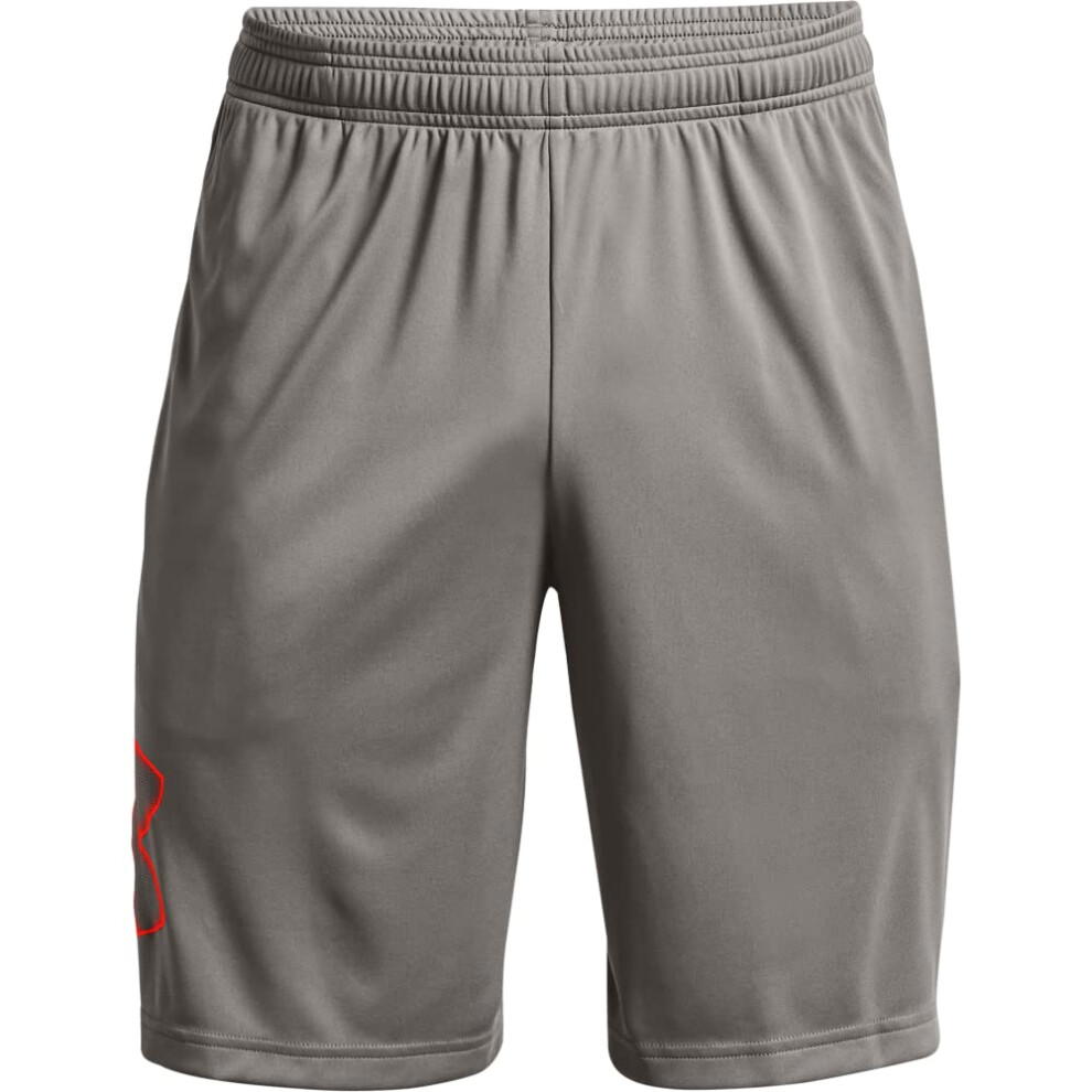 Under Armour mens Tech graphic Shorts   concrete (066)Phoenix Fire   L