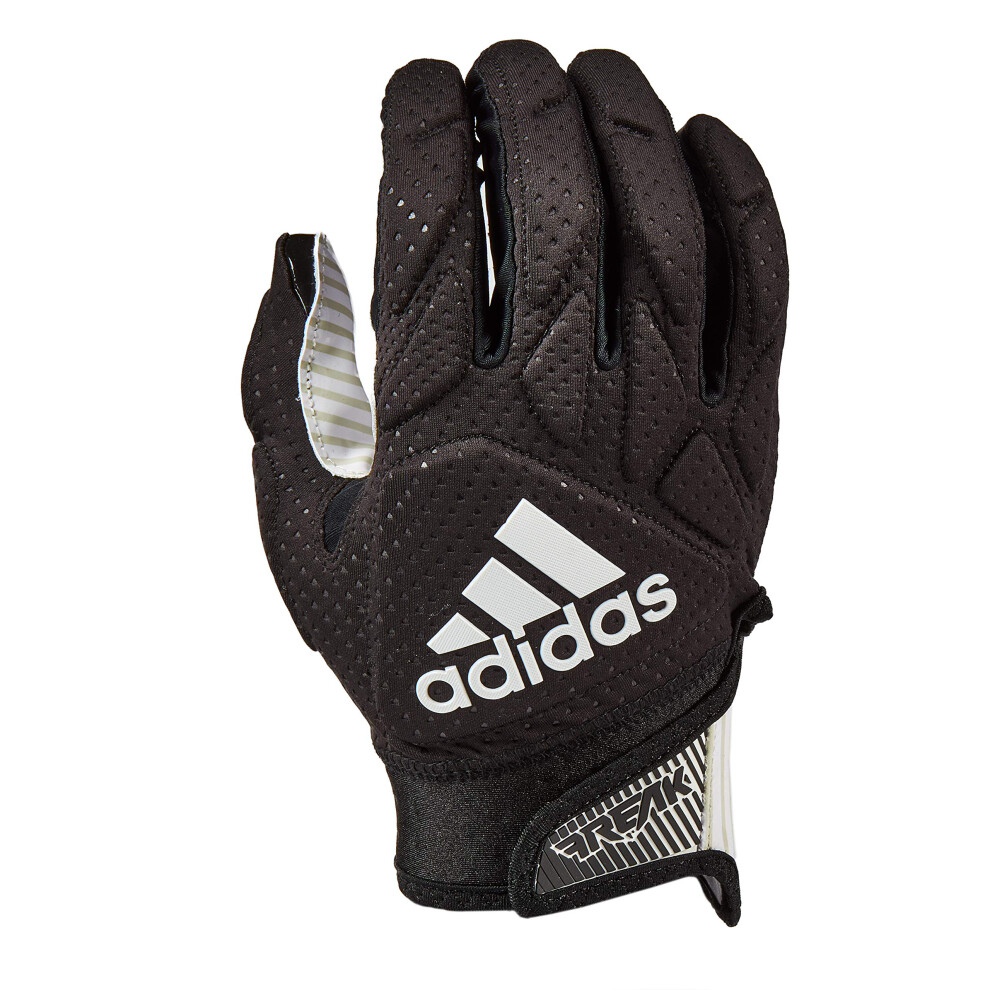 adidas Freak 5.0 Padded Adult Football Receiver Glove  Black/White  Me