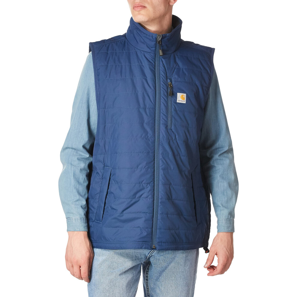 carhartt Mens gilliam Vest (Regular and Big  Tall Sizes)  Dark Blue  S