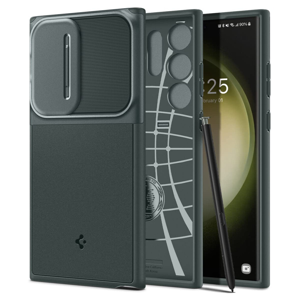 Spigen Optik Armor Designed for Galaxy S23 Ultra Case (2023) - Abyss G