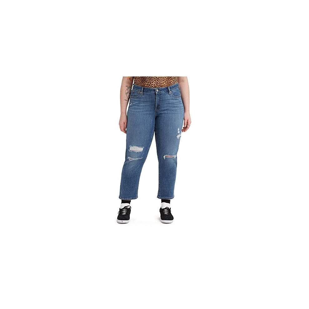 Levis Womens Boyfriend Jeans (Standard and Plus)  (New) Indigo Worn in