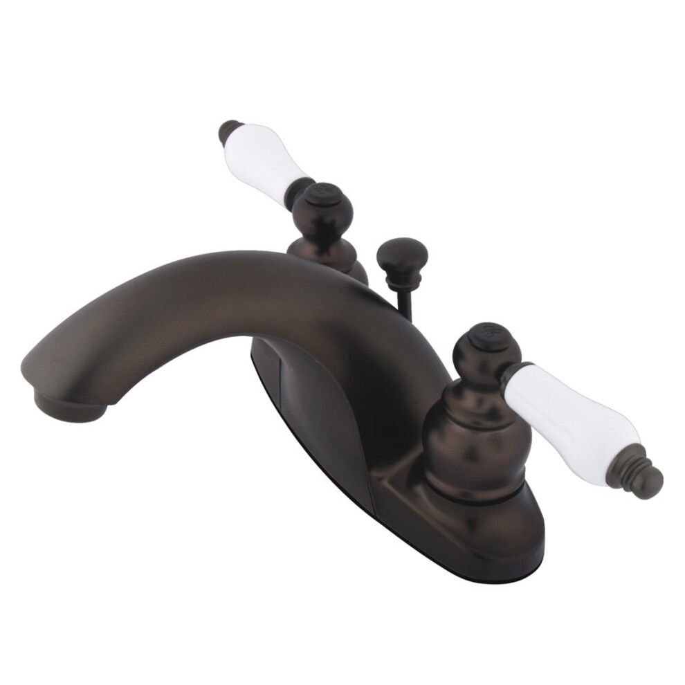 Kingston Brass KB7645PL 4 in. Centerset Bathroom Faucet  Oil Rubbed Br