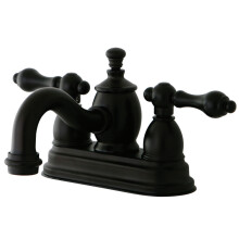Kingston Brass KS7105AL 4 Zoll Centerset Badezimmer Wasserhahn Öl eingerieben Br