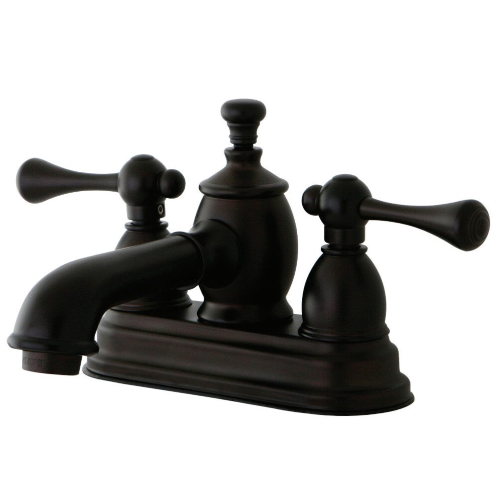 Photos - Tap Kingston Brass KS7005BL 4 in. Centerset Bathroom Faucet Oil Rubbed Br B00JJ83U56