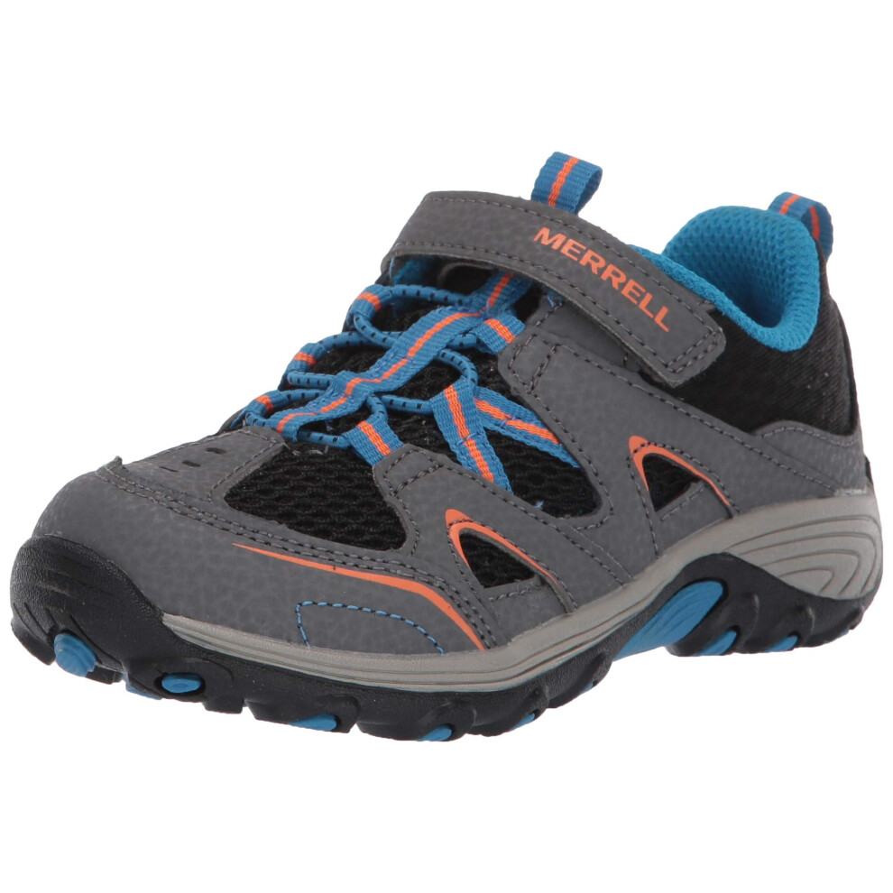 Merrell Trail Chaser JR Hiking Sneaker  Grey/Black  9 US Unisex Little