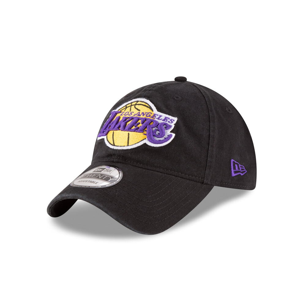 NBA Los Angeles Lakers Core Classic 9Twenty Adjustable Cap  Black  One