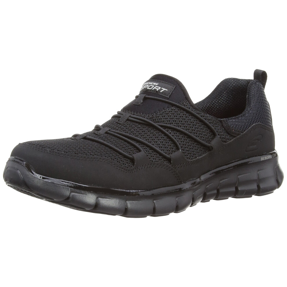 Skechers Sport Women's Loving Life Memory Foam Fashion Sneaker Black 7