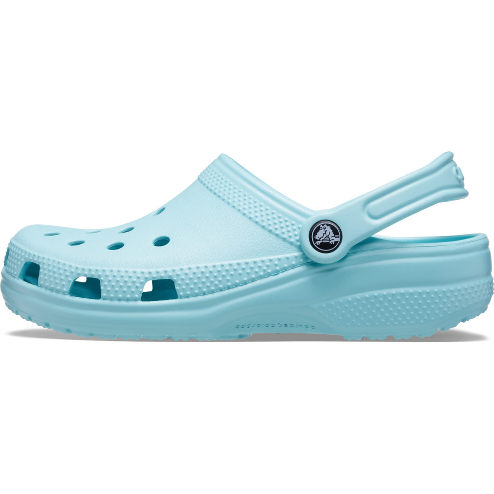 Crocs Unisex-Adult Classic Clogs (Best Sellers)  Pure Water  8 Men/10