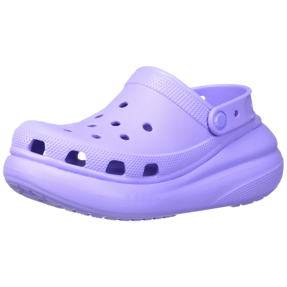 crocs Unisex classic crush clogs  Platform Shoes  Digital Violet  13 U