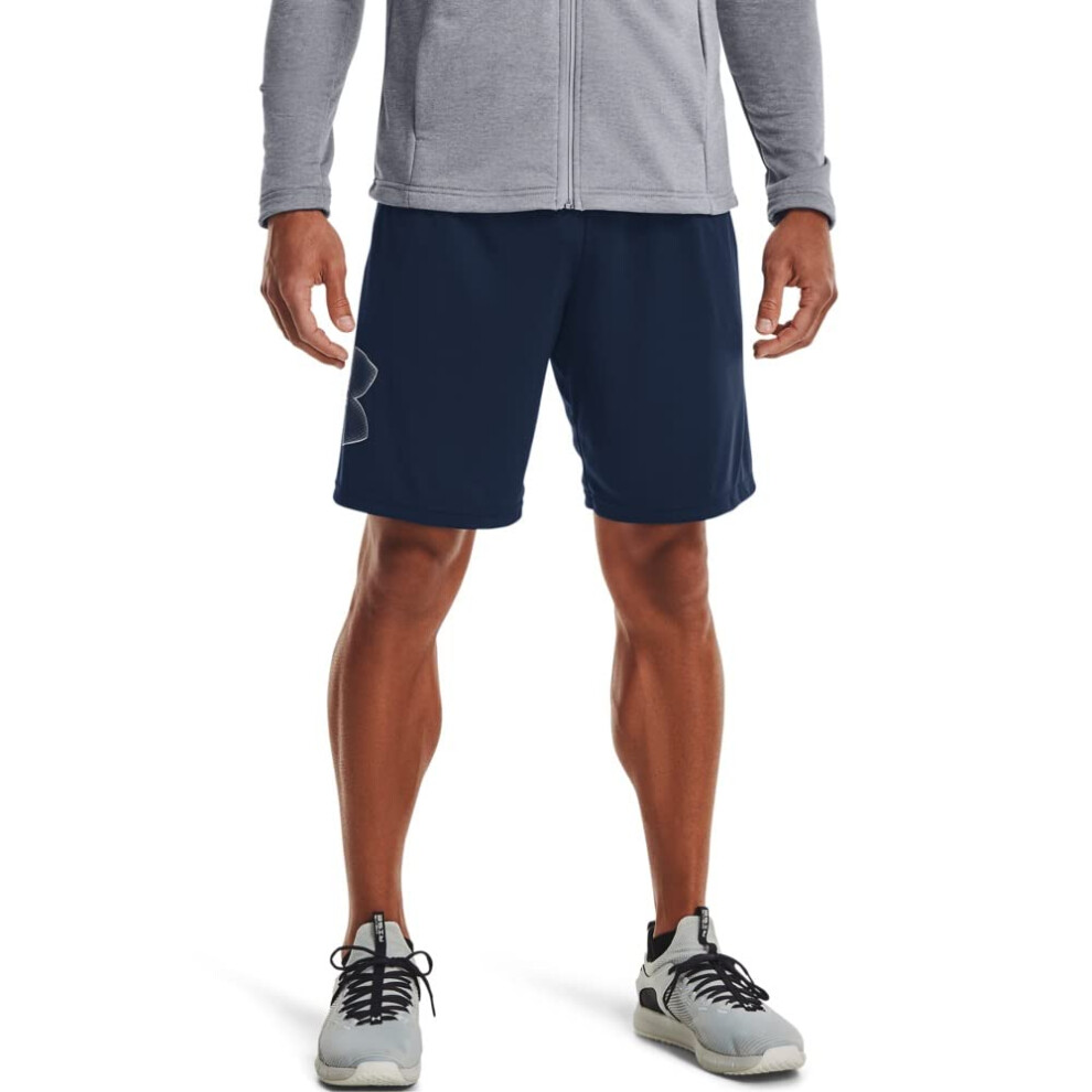 Under Armour mens Tech Graphic Shorts   Academy Blue (409)/Steel   4X-