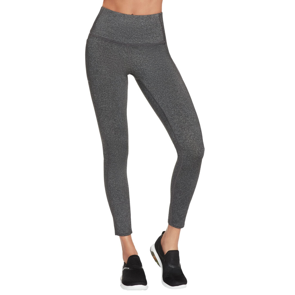 Skechers Women's GO Walk High Waisted Legging  Heathered Charcoal  3X-