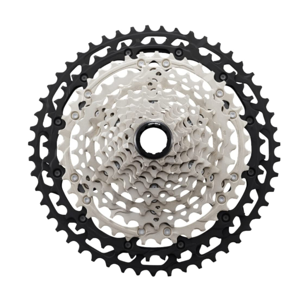 SHIMANO XT CS-M8100 Cassette - 12-Speed  10-45t  Silver/Black  Mirco S