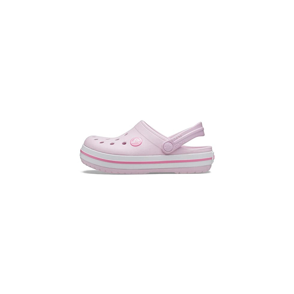 Crocs Unisex-Child Crocband Clogs (Todder Shoes)  Ballerina Pink  6 To