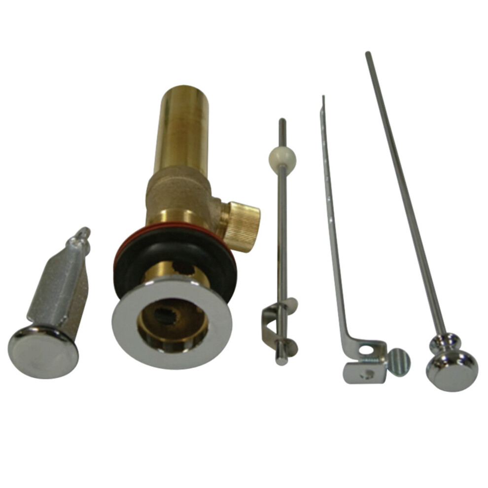 Photos - Tap Hidden Part Kingston Brass KB2001 Pop-Up Drain with Overflow 22 Gauge Polished C 