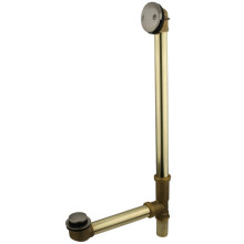 Kingston Brass DTT2208 Tip-Toe Bath Tub Drain with Overflow Brushed N