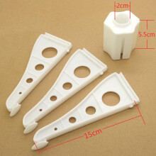 (white, 15 cm) Replacement Christmas Tree Stand For Artificial Trees, Christmas Tree Stands 0.8 In Hole Triangle Removable Christmas Tree Platform