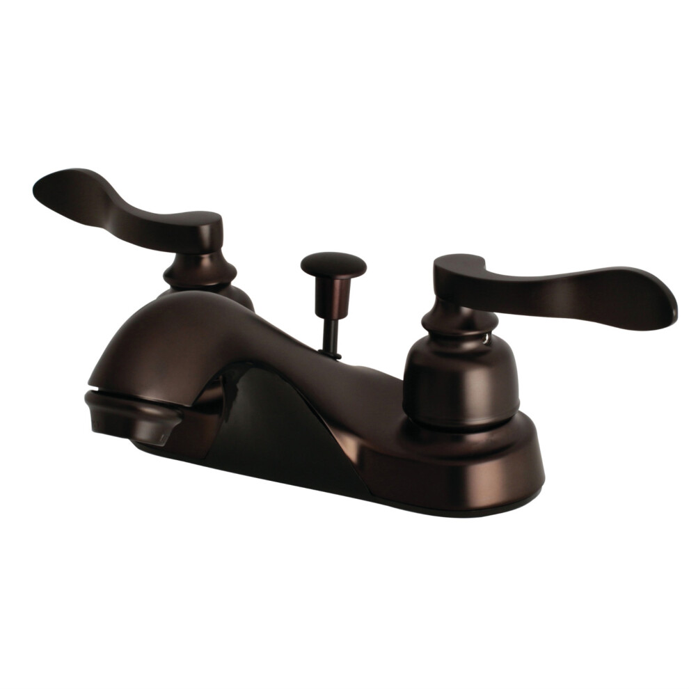 Photos - Tap Kingston Brass FB5625NFL 4 in. Centerset Bathroom Faucet Oil Rubbed B B07BFM5V3Q