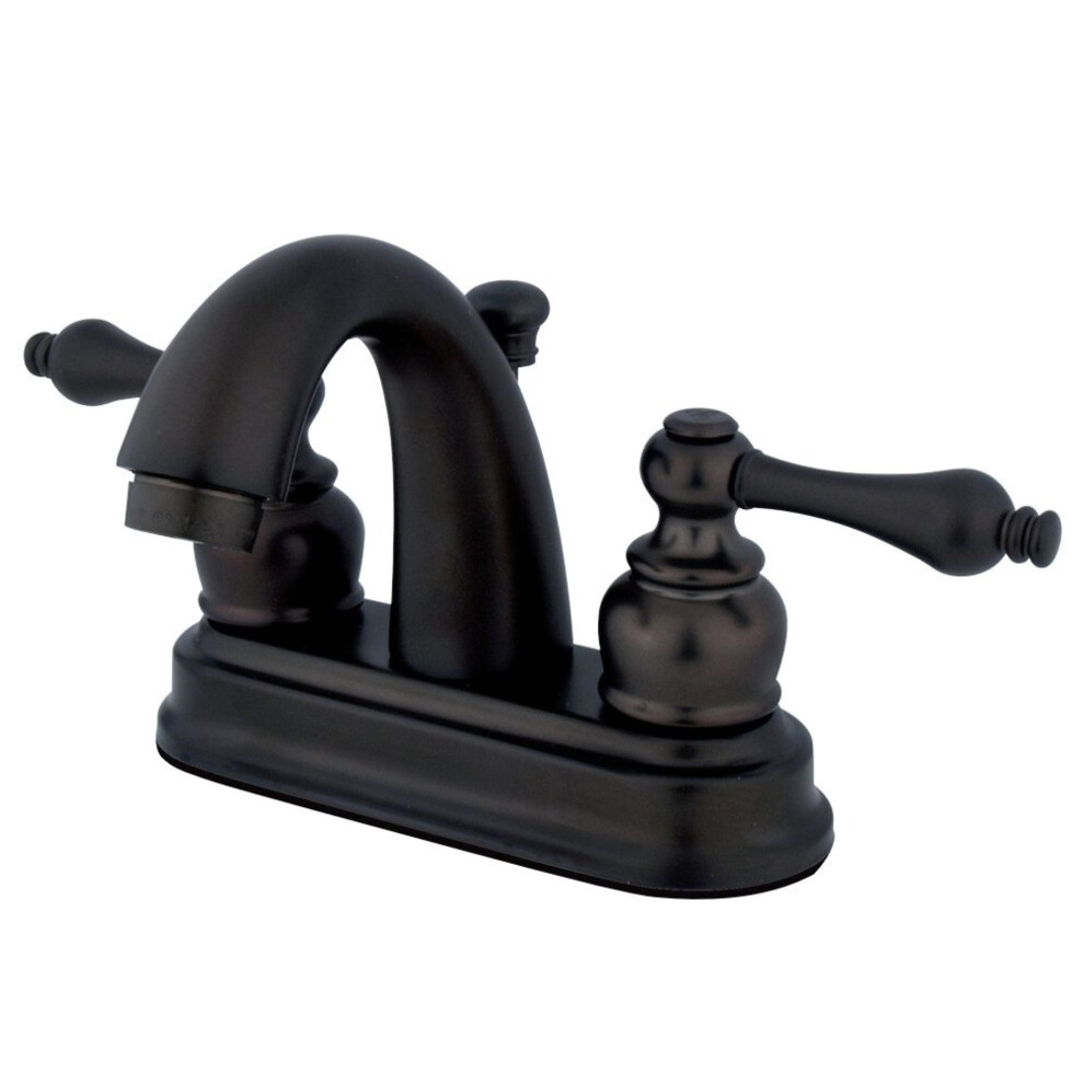 Kingston Brass Gkb5615al 4 In. Centerset Bathroom Faucet Oil Rubbed B
