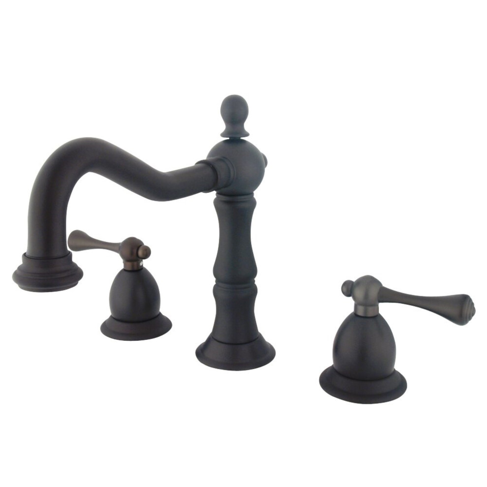 Photos - Tap Kingston Brass KS1975BL 8 in. Widespread Bathroom Faucet Oil Rubbed B