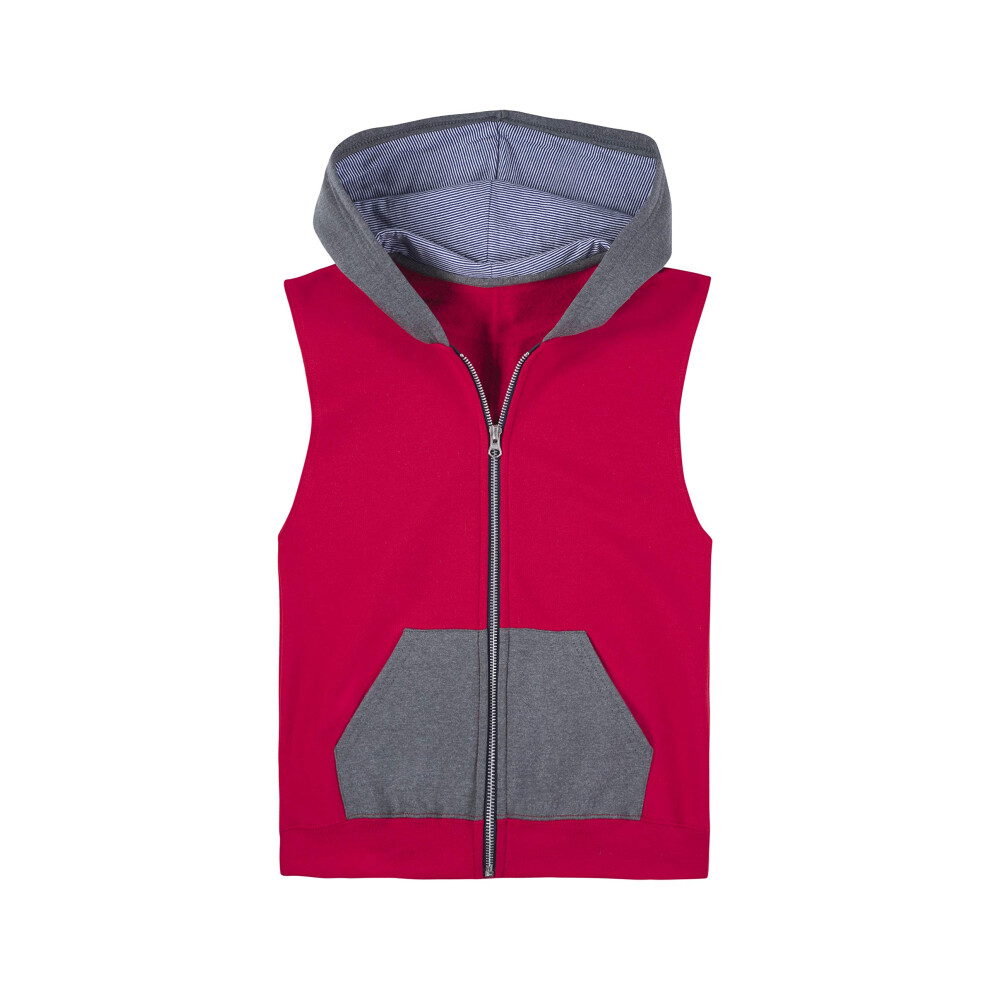 Fruit of the Loom boys Fleece & Sweatpants Vest  Vest - True Red  X-La