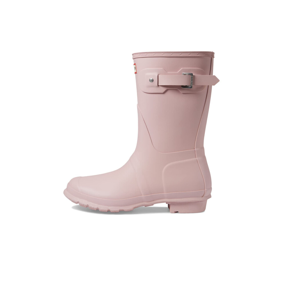 Hunter Original Women's Short Waterproof Rain Boots (Faded Rose  US Si