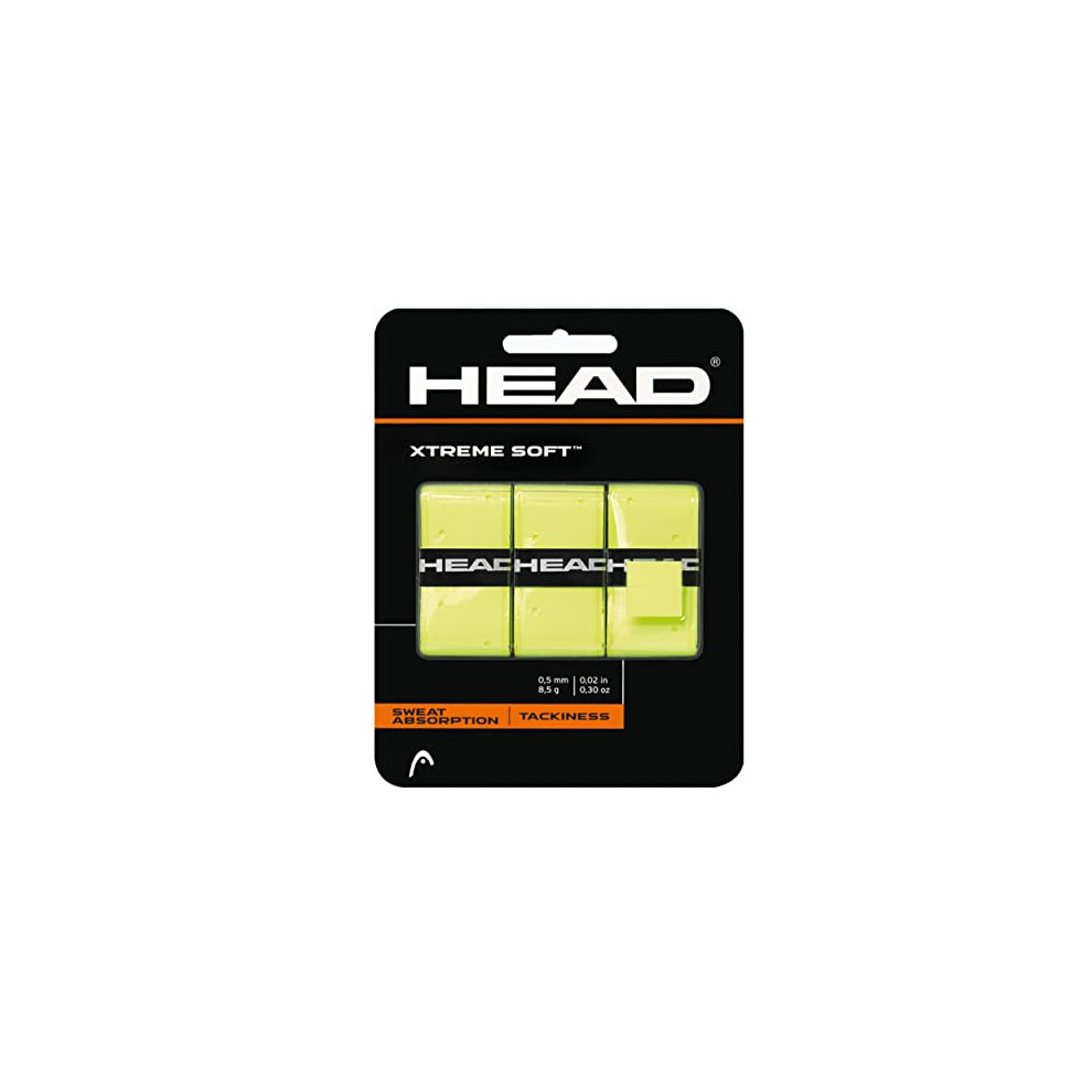 HEAD Xtreme Soft Racquet Overgrip - Tennis Racket grip Tape - 3-Pack