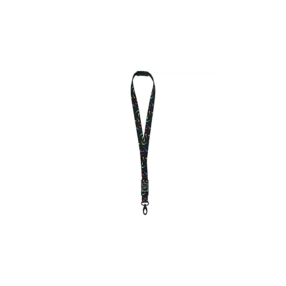 Nike Unisex - Adult Premium Lanyard Key Band  Multi/Black/White  One S