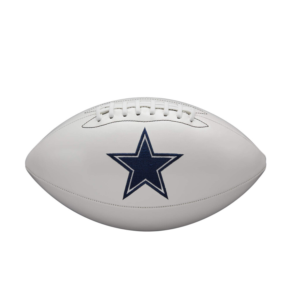 WILSON NFL Live Signature Autograph Football - Official Size  Dallas c