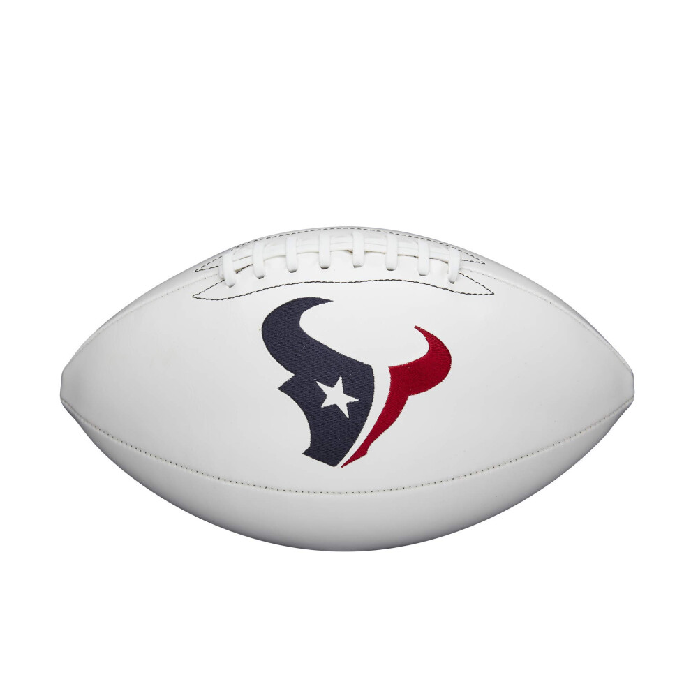 WILSON NFL Live Signature Autograph Football - Official Size  Houston