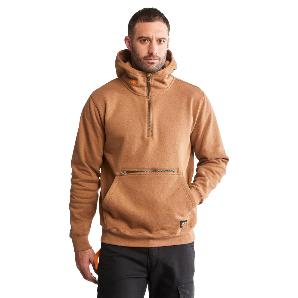 Timberland PRO Men's Honcho HD Pullover Hooded Sweatshirt  Dark Wheat