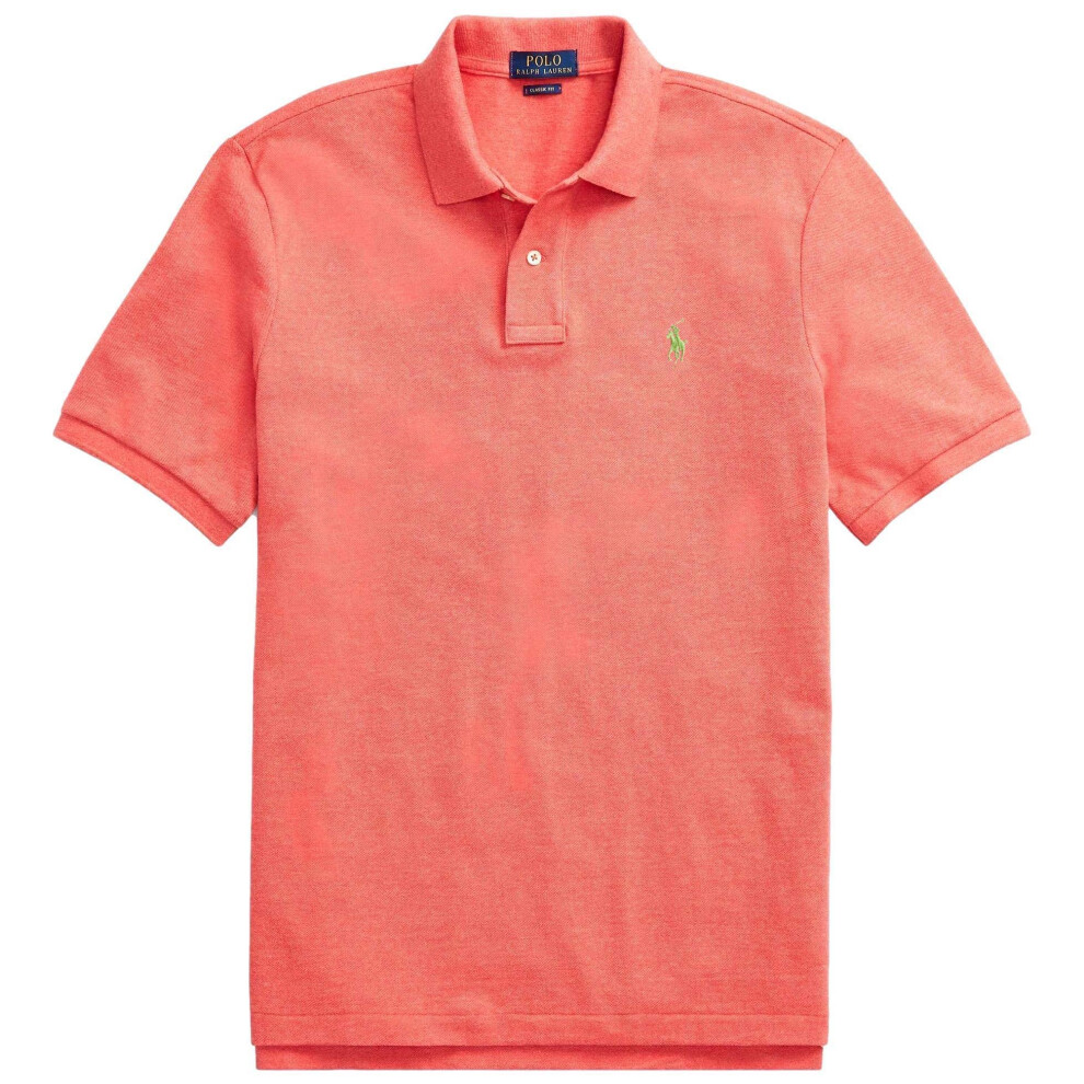 Ralph Lauren Mens classic Fit Mesh Pony Logo Polo Shirt (M  HighLandRo