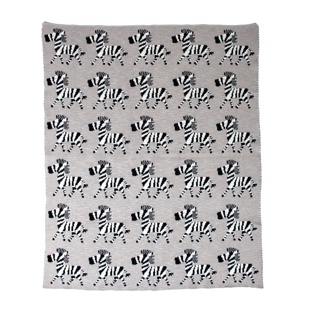 Collection Parkland Zara Transitional Gris Tricoté 32"" X 40"" Bébé B