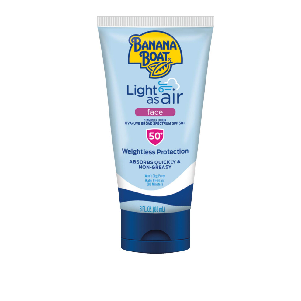 Banana Boat Light As Air Faces  Broad Spectrum Sunscreen Lotion  SPF 5